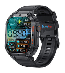 BezosMax SW01 Rugged Military Fitness Smartwatch